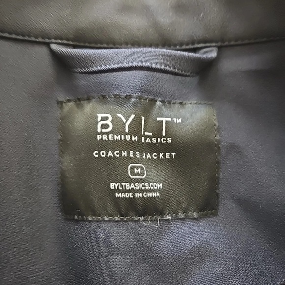BYLT Basics Lightweight Shirt Jacket in Navy - Picture 4 of 9